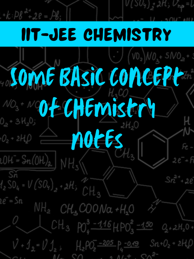 IIT JEE Chemistry: Some Basic Concept of Chemistry Notes